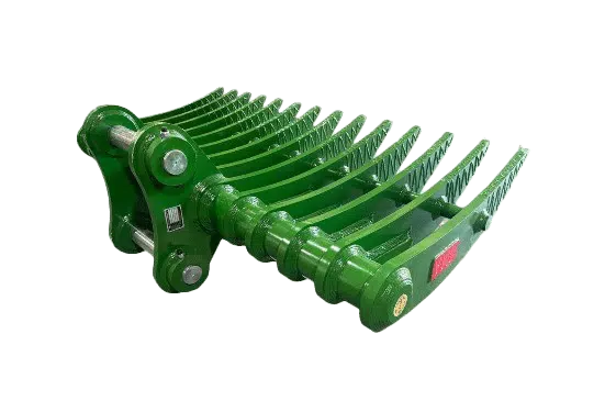 JMA Attachments Brush Rake | Rake Width 90″ Inches | For 16 – 25 Tons Excavators