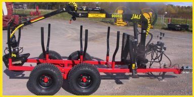 Machinerie AM Inc | "JMS" & "AM" Log Loaders  | Boom rotation angle 360°