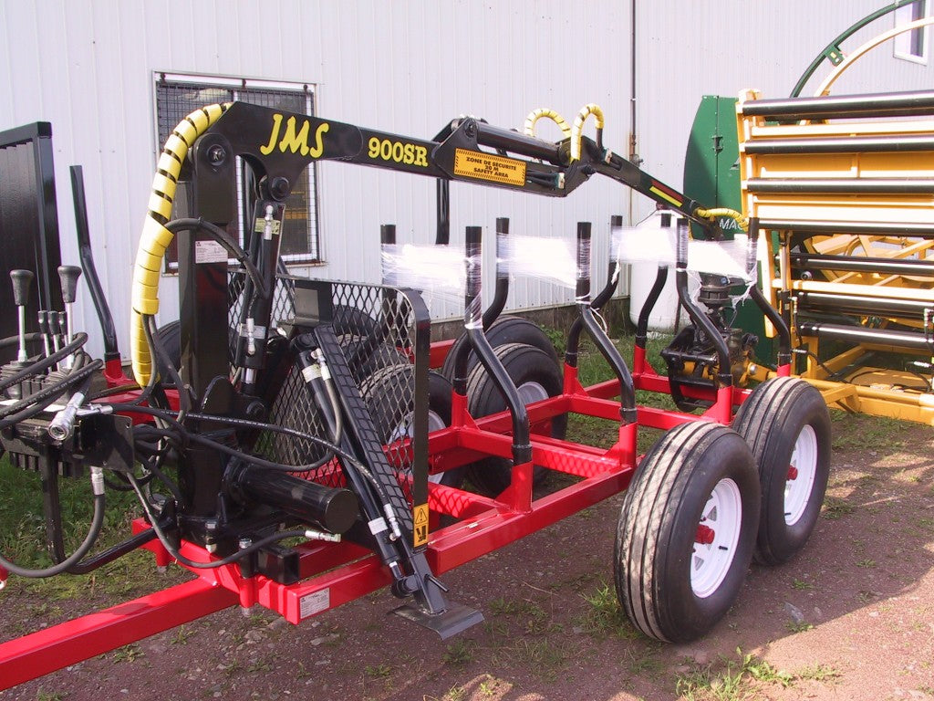 Machinerie AM Inc | "JMS" & "AM" Log Loaders  | Boom rotation angle 360°