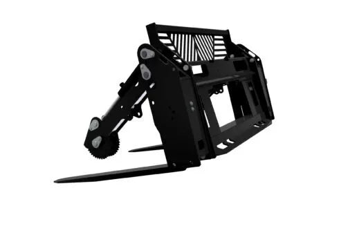 Erskine Mat Grapple Forks | Frame Width 58" | Factory Installed Couplers | For Skid Steer