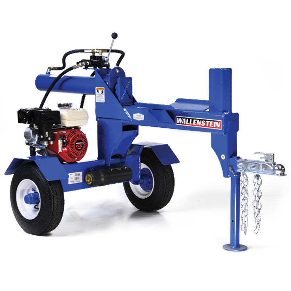 Wallenstein | Log Splitters | Models WX500 Series | Width 24" Split Opening | 20-Ton Split Force | Horizontal & Vertical Orientation | For Heavy-Duty Wood Processing