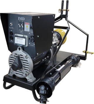 IMD LLC 3PT PTO Generator – 22KVA Single Phase | 120/240V | AVR | Includes Plug, Shaft & Mount | For Tractor