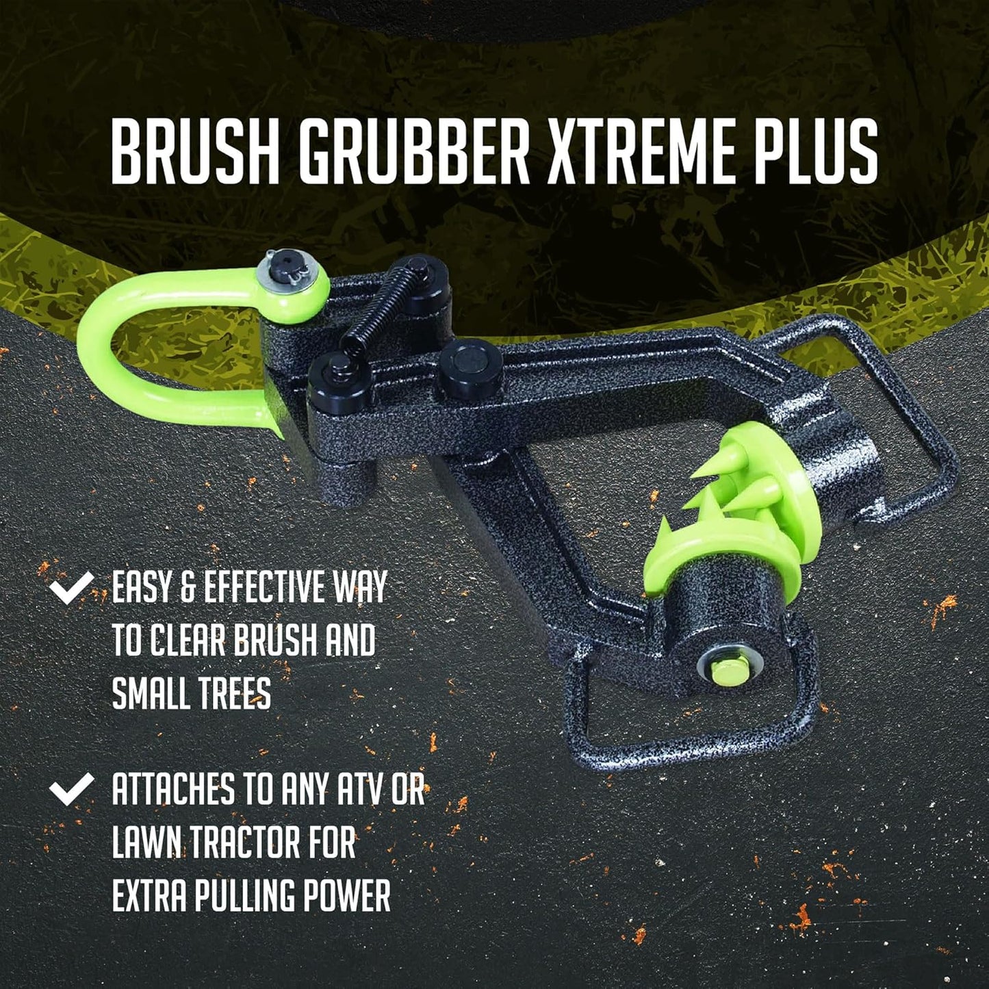 Brush Grubber™ HD Tree & Stump Remover | Xtreme Plus (BG‑20) | Capacity 6" Diameter