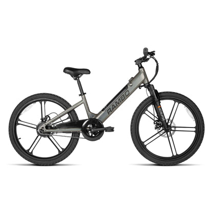 Rambo | E-Bike | Model Kid's 24" Chameleon | 250W Rear Hub Motor | 24V 10.5Ah Integrated Battery | Up to 15 Miles Range | Speed Up-To 17 Mph | For Kids Ages 9–14