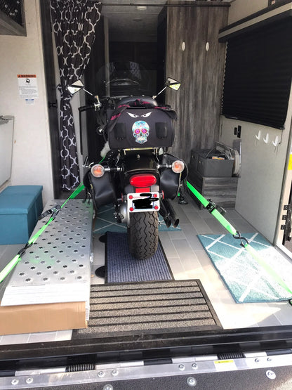 Black Widow Big Boy EZ Rizer™ Folding Motorcycle Ramp | Models TF-6048-EZ & TF-6060-EZ | Size 48" & 60" Wide | Capacity 3,000 lb | Horsepower 4 To 90+ HP | For Motorcycles, ATVs & UTVs