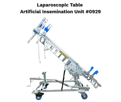 Sydell Laparoscopic Artificial Insemination Table | #0929 | Bed Size 60–69" | For Sheep & Goat Veterinary