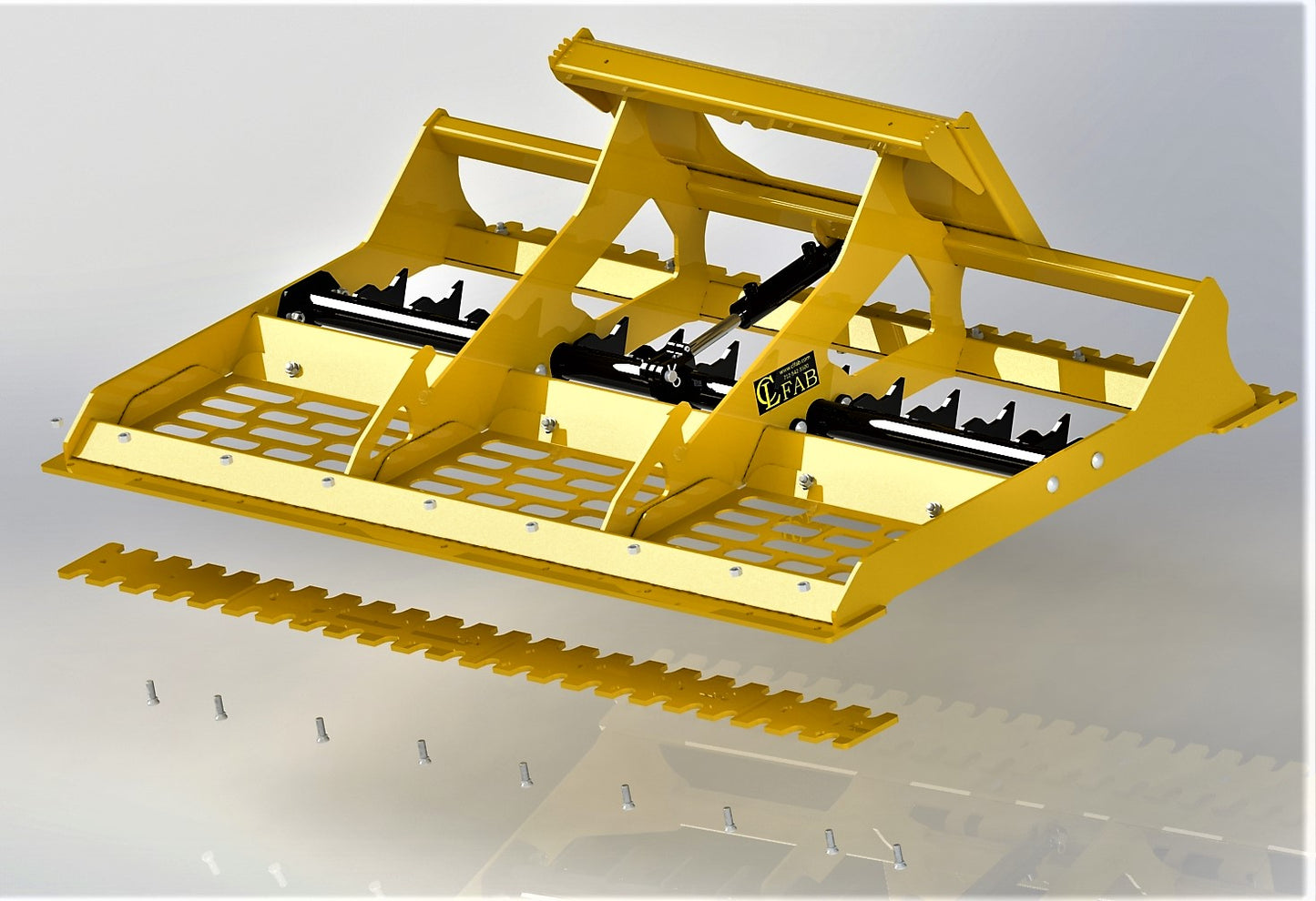 CL Fabrication Land Leveler | Width 60"-93" inches | For Skid Steer Loaders