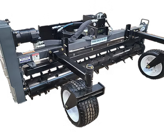 MTW TerrainTitan RTS Skid Steer Power Box Rake / Soil Conditioner | Width 84", 96" & 120" | 30-40 GPM | For Skid Steers
