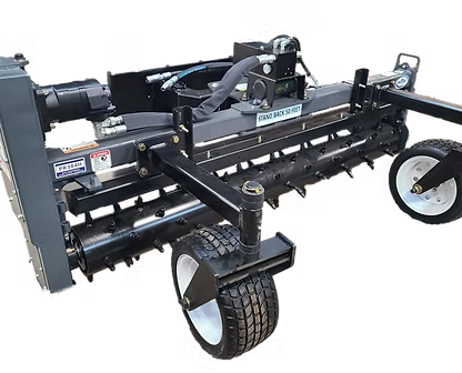 MTW TerrainTitan RTS Skid Steer Power Box Rake / Soil Conditioner | Width 84", 96" & 120" | 30-40 GPM | For Skid Steers