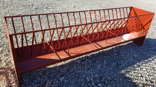 Ranch Boss 10' Sheep/Goat Feeder | Length 10' | For Livestock Feeding