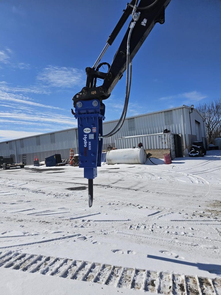 HydroRam HK Series Hydraulic Hammers | Overall Length 52" - 72.2" | For 1.1-14.3 Ton Excavators