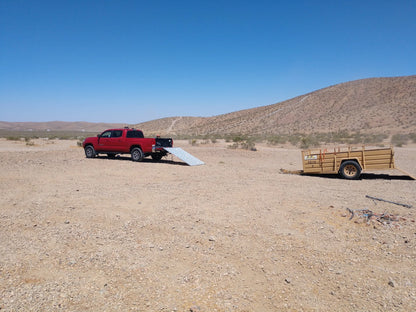 Black Widow Folding ATV Ramp | Model TFS-9454 | 54" Extra-Wide | Capacity 1,500 lb | Horsepower 15 To 20 HP | For ATVs & UTVs Loading