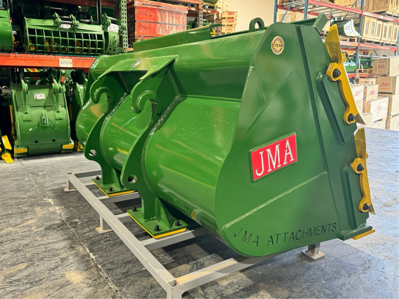 JMA Attachments Heavy Duty General Purpose Bucket | Bucket Width 96" inches | For Wheel Loaders