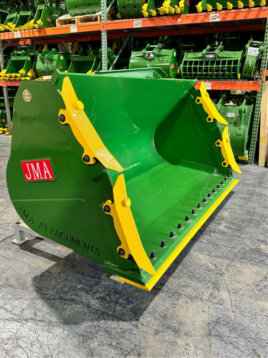 JMA Attachments Heavy Duty General Purpose Bucket | Bucket Width 96" inches | For Wheel Loaders