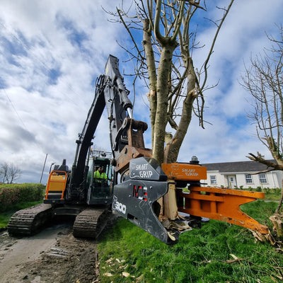 MDE Machinery | Tree Shear | Model KOALA 200TSG & KOALA 300TSG | Cutting Capacity 8