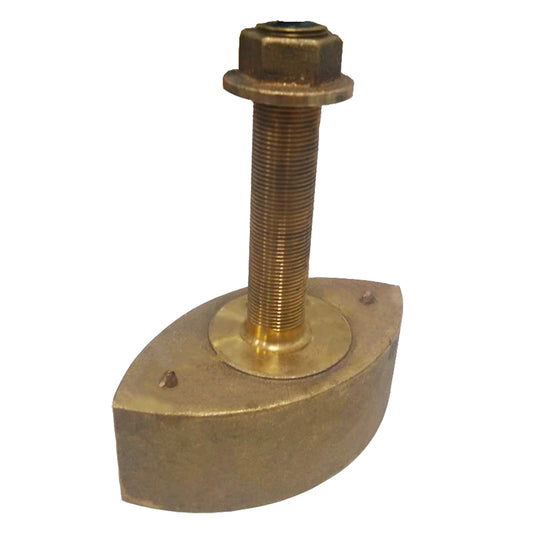 SI-TEX Bronze Stem Thru-Hull Medium Frequency CHIRP Transducer - 600W  80-130kHz [CB131MA600]