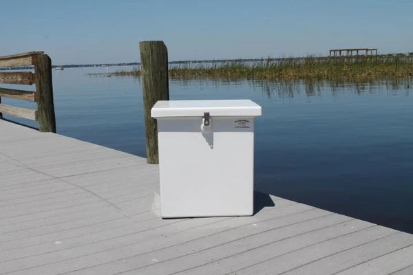 RIO MARINE CUSTOMS | Sea Line Dock Box | Model SLDB20 | 23" W x 25" H x 21" D | Standard Duty | Lightweight Storage | Universal Dock