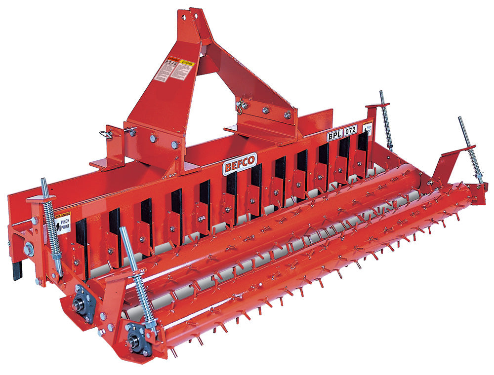 Befco Standard Duty Soil Pulverizers | Model BPL-048, BPL-060 & BPL-072 | Working Width 48", 60" & 72" | Horsepower 25-50 HP | For Tractors