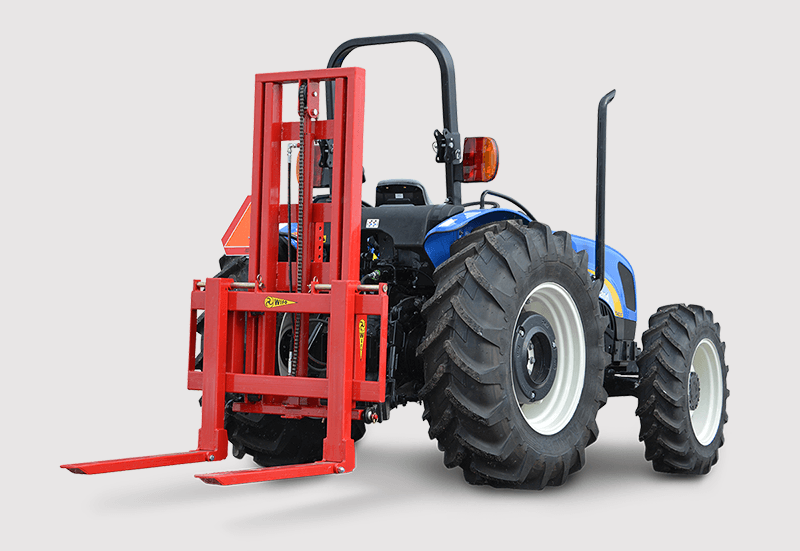 WIFO Forklift 3-Point Hitch | Model H280/2000 | Capacity 4400 lbs. | Lift Height 110″ | For Tractors