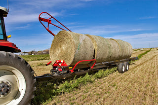 Farm King Bale Trailer | Model BM Series | Single Row | Capacity 8–4' | Round Bales 7–5' | 60 - 100 HP | For Tractors