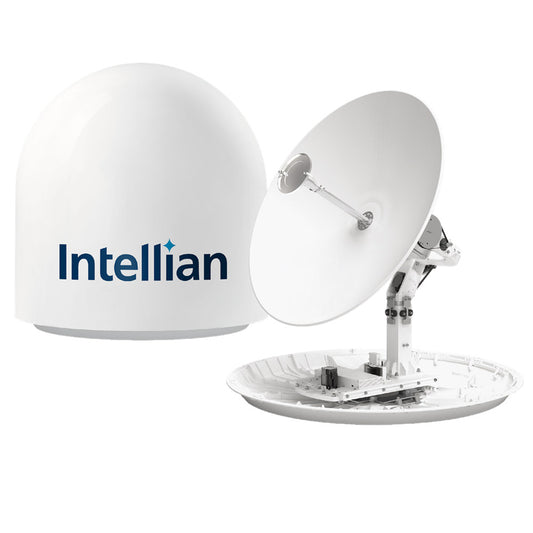 Intellian s100N 1M HD Satellite TV Antenna In v100NX/t100N Matching Dome - Includes Multi-Switch Module [T4-107BT3]