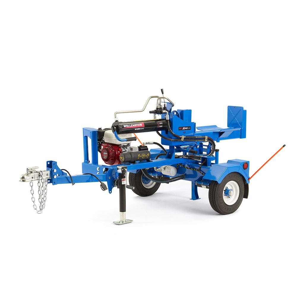 Wallenstein | Log Splitter | Model WXR545PL | 24" Split Opening | 22 Ton Hydraulic Force | Horizontal, Vertical & 20° Split Angle | For Heavy-Duty Wood Processing