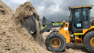 Mazio Sugar Cane Handler Front Loader Bucket | Width 118" | Machine Size 25-35 Tons | For Loaders