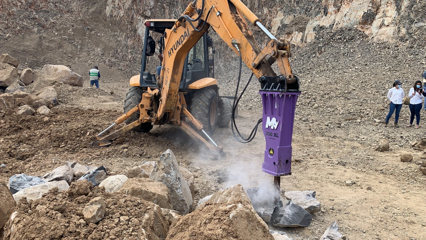 Mazio Hydraulic Breaker Hammer | Carrier Weight 1 to 14-ton | Weight 130 to 580 Kg | For Front Loader, Excavator, & Skid Steers