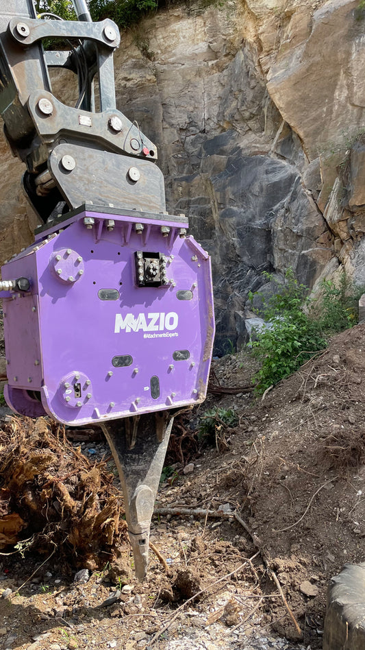 MAZIO VIBRO RIPPER | MZ-25 TO MZ-75 MODELS | CARRIER WEIGHT 20-90 TON RANGE | FOR EXCAVATOR