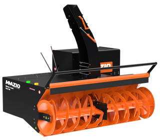 Mazio Winter Tools Two Stages Snow Blowers | Working Width 61"-98.4" | Hydraulic Flow Range 15-24 GPM | For Skid Steer Loaders