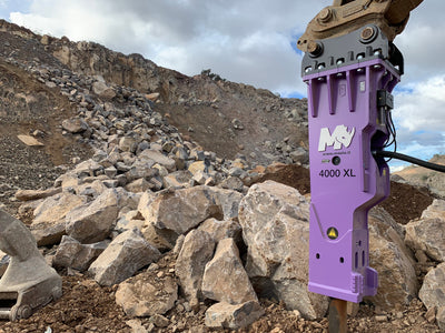 Mazio XL Series Hydraulic Breakers | Model XL-3000 To XL-10000 | Machine Size 30-140 Tons | For Skid Steers, Excavators & Backhoe