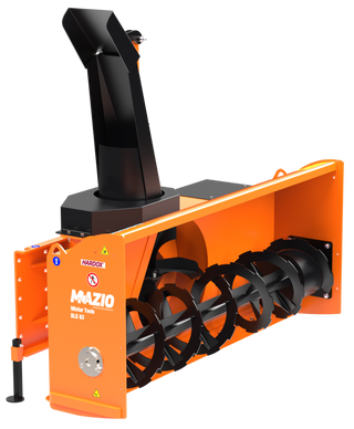 Mazio Snow Blower | BLS Series | Working Width 61", 68" & 80" | Hydraulic Flow Range 15–24 GPM | For Skid Steers & Compact Track Loaders
