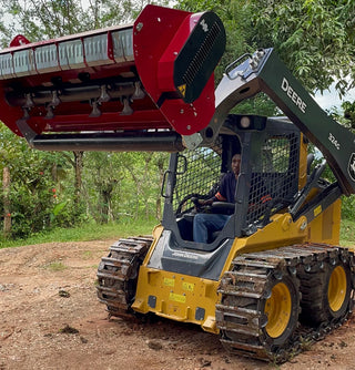 Mazio Forestry Tools Skid Shredder | MS & HS Series | Width 60"-95.2" | Hydraulic Flow Range 11-28 GPM | For Skid Steer Loaders