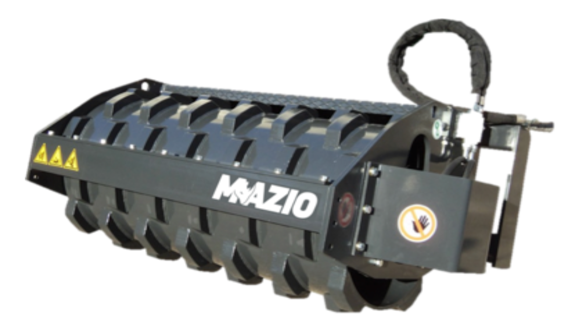 Mazio Vibratory Roller | Models VR-1250, VR-1550, VR-1850 & VR-2150 | Total Width 1488 To 2388 mm | For Skid Steer