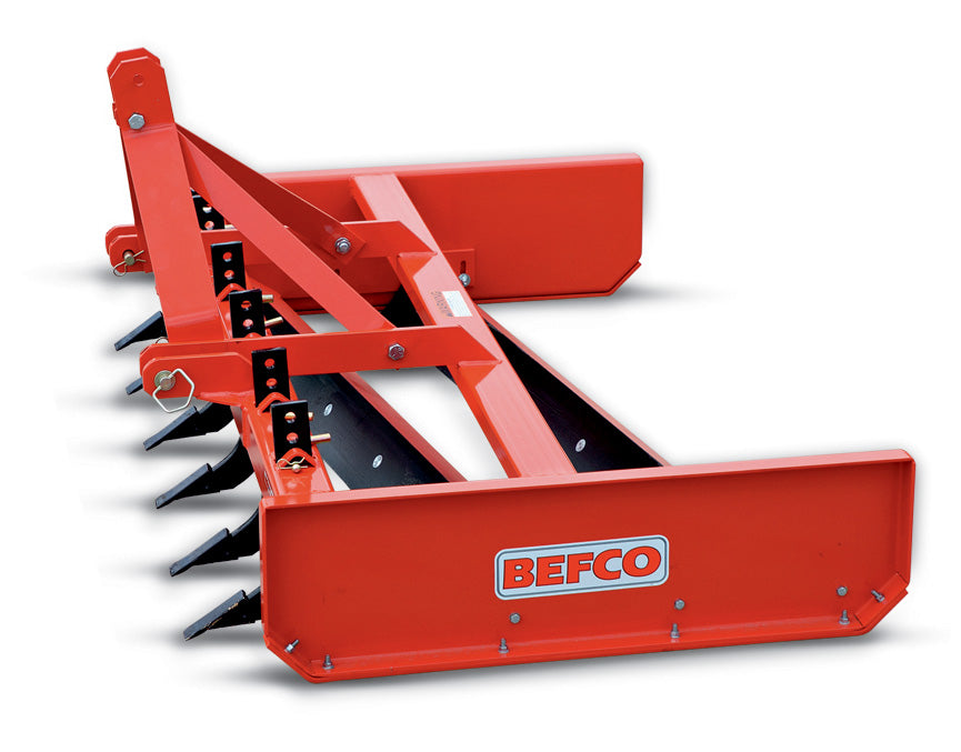 Befco Grading Scrapers | Sub-Compact & Standard Duty Models | Working Width 48", 60", 72" & 84" | Horsepower 16-65 HP | For Tractors