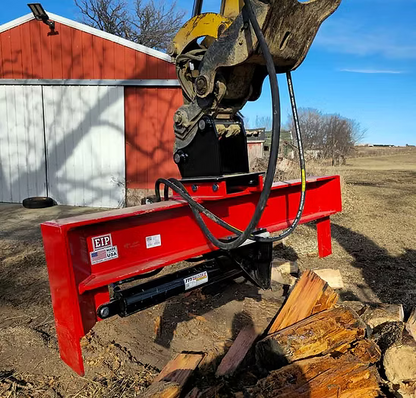 EIP Manufacturing Log Splitter | Models LS424E, LS430E, LS4524E, LS524E & LS530E | Width 74.5" To 86.5" | Log Capacity 24" To 30" | 1.5 To 6 Ton | For Excavators