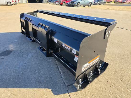 EIP Manufacturing Snow Pusher | Model SPC Series | Width 5' To 10' | 8 To 30 GPM | 40–75+ HP | For Tractors & Skid Steers