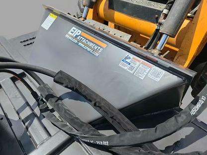 EIP Manufacturing Brush Cutter | Model BCS Standard Series | Width 60", 72" & 78" | Max 35 GPM | Cuts Up to 4" Diameter | For Skid Steer