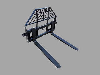 EIP Manufacturing Brick Guard Fork Frame | Model FFSBG Series | Fork Size 42" To 60" | 8 To 30+ GPM | For Skid Steers & Loaders
