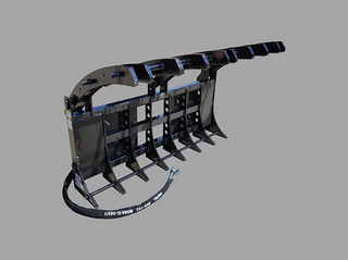 EIP Manufacturing Root Rake Grapple | Models RRG60 & RRG77 | Widths 60" & 77" | 8 To 30+ GPM | For Skid Steers & Loaders