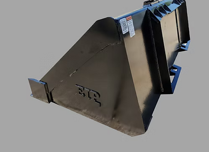 EIP Manufacturing HD Low Profile Bucket | Model MBLH Series | Widths 66" To 96" | 8 To 30+ GPM | For Skid Steers & Loaders