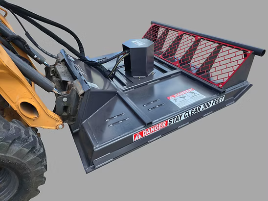EIP Manufacturing Brush Cutter | Model BCS Standard Series | Width 60", 72" & 78" | Max 35 GPM | Cuts Up to 4" Diameter | For Skid Steer