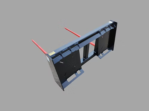 EIP Manufacturing Bale Spear | Model BS2SD | Dual SHW Spears 49" | 25 To 45 HP | 8 To 30+ GPM | For Skid Steers & Tractors