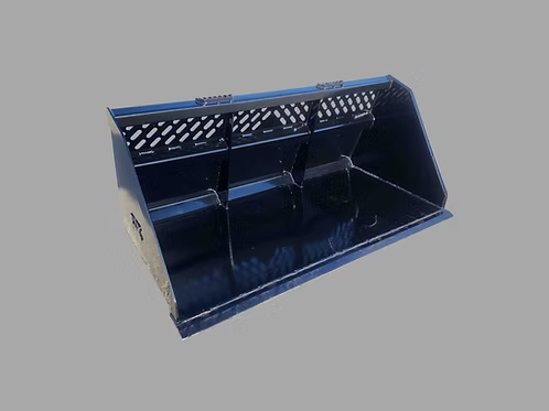 EIP Manufacturing XL High Capacity Open Back Bucket | Models SBS66 To SBS102 | Widths 66" To 102" | 8 To 30+ GPM | For Skid Steer