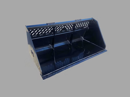 EIP Manufacturing XL High Capacity Open Back Bucket | Models SBS66 To SBS102 | Widths 66" To 102" | 8 To 30+ GPM | For Skid Steer