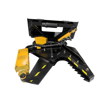 Arrow Tree Shear Hydraulic Rotate Series | Size 10", 12" & 16" | 5–10 GPM | For Skid Steers