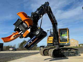MDE MACHINERY | Log & Debris Grapple With Saw | Model KODIAK 700 | Cutting Capacity 27" Inches | Machine Size 15-33 Tons | For Excavators