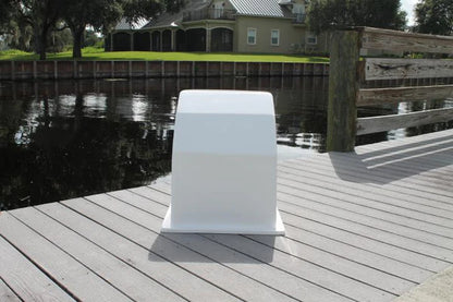RIO MARINE CUSTOMS | Fiberglass Boat Console | Model CMCC00 | 23" W x 25" H x 25" D | Nida-Core Reinforced | For Small Skiffs