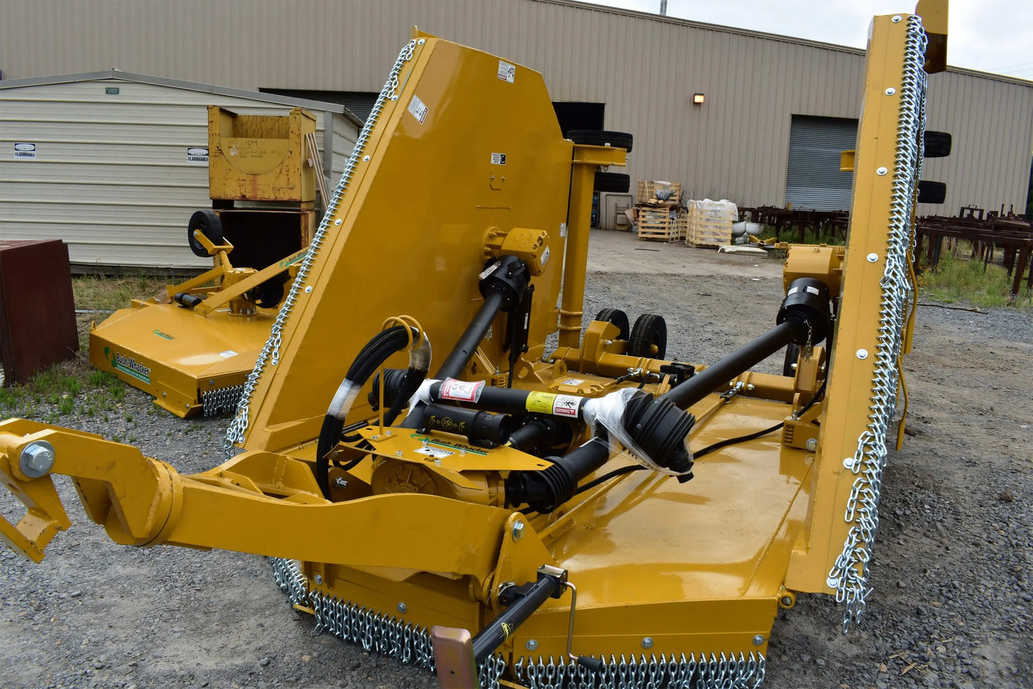 Bush Whacker Medium Duty Flex-Wing Brush Cutter | Model MD-180 | Width 180" inches | Horsepower 120 HP | For Tractors