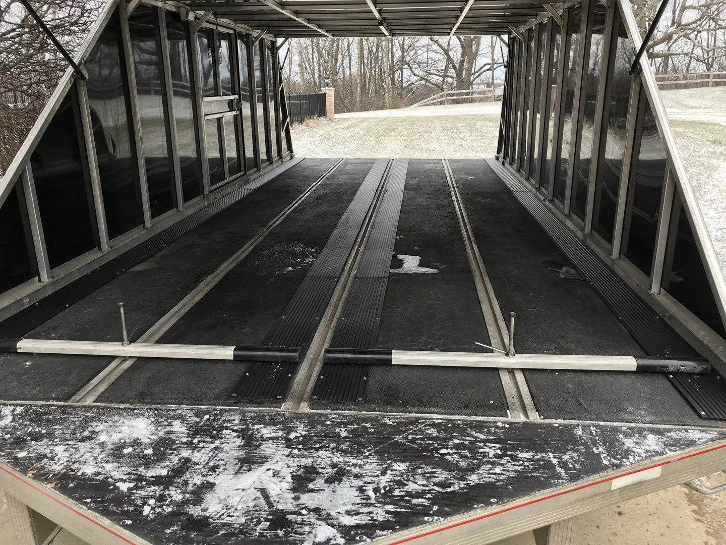 Black Widow Black Ice Snowmobile Ski Guides | Models SKI-G60 & SKI-G96 | 5' & 8' Lengths | Durable HDPE | Horsepower 4 To 90+ HP | For Truck & Trailer Snowmobile Transport